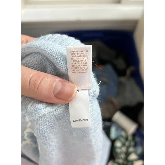 LC Lauren Conrad Sunday Stitched Blue Sweater Plus Size 2XL Soft Women’s - Picture 6 of 6